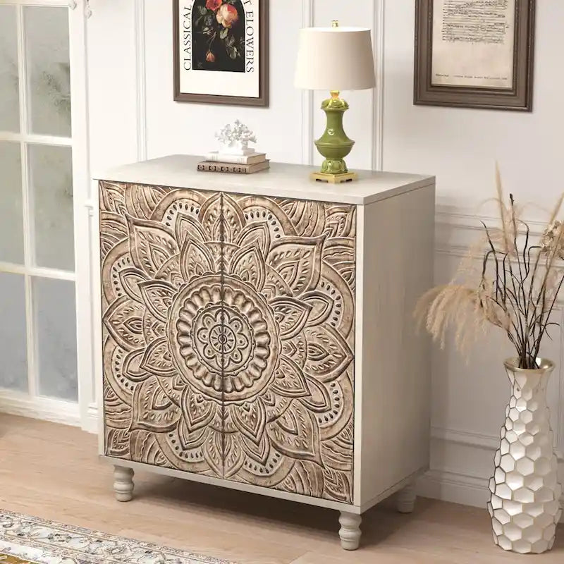 Vintage Sideboard Storage Cabinet and Buffet