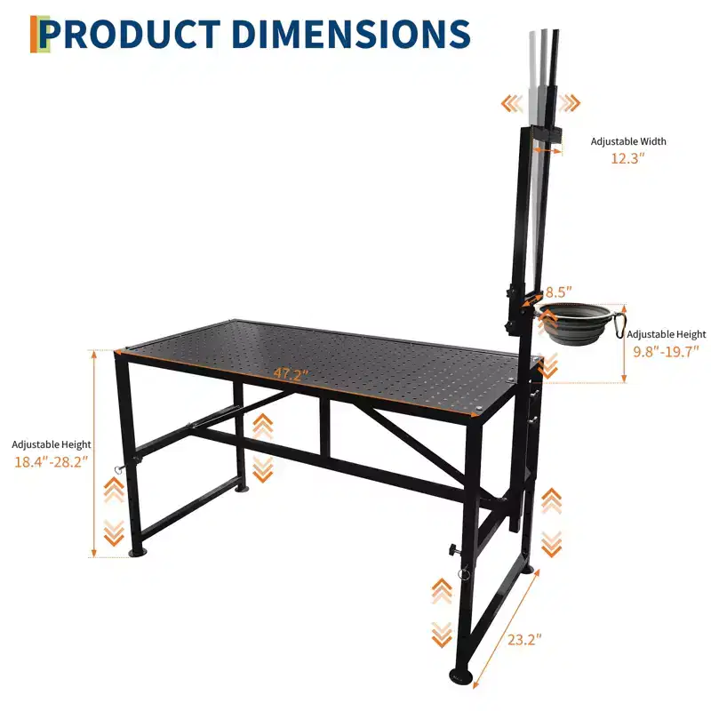 COZONY Goat Milking Stand with Feed Container, Heavy Duty 600 lb Adjustable Head & Leg Restraint for Sheep Hoof Trimming Vaccination