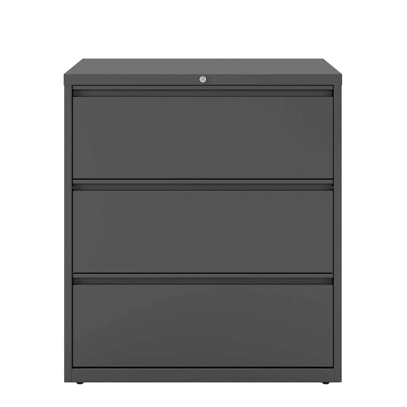 36-inch wide three-drawer chest of drawers, classic blue