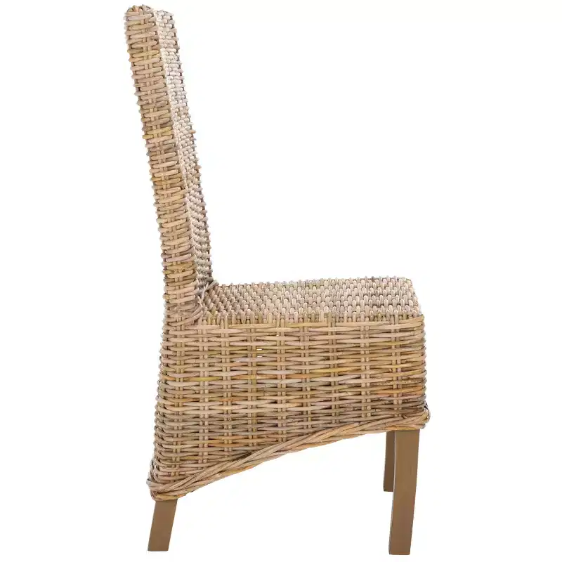 Pembrooke 19 H Rattan Side Chair (Set of 2) - FOX6520 - Safavieh Couture