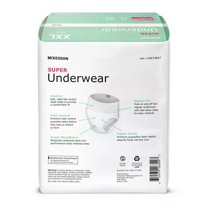 McKesson Disposable Underwear, Moderate