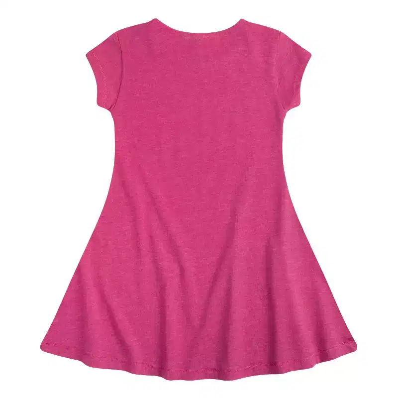 Girls' - Instant Message - Yes To Her Love Story Fit & Flair Cap Sleeve Graphic Dress