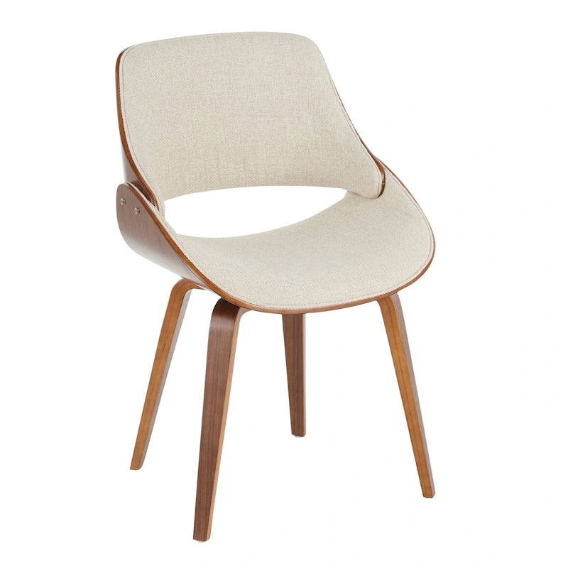 Mid-Century Modern Upholstered Dining Accent Chair