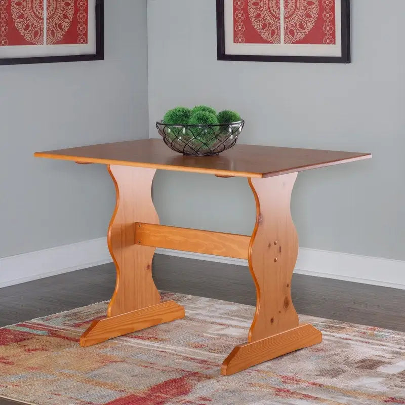 Family Dining Table Light Brown