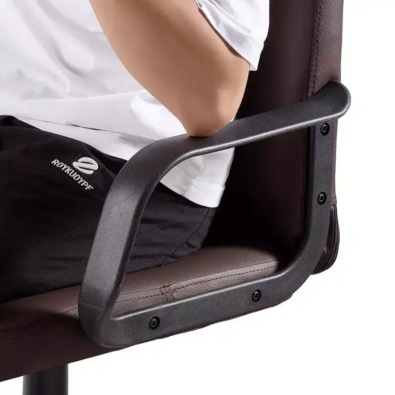 VECELO Home Office Desk Chair with Armrests, Mid Back Adjustable Height
