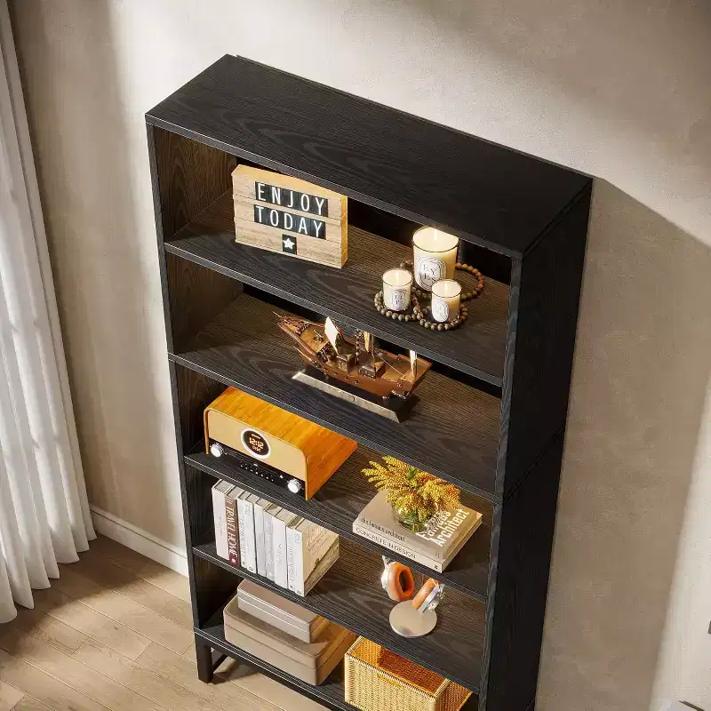 Lantine 70.8 Tall 5-tier Freestanding Bookshelf