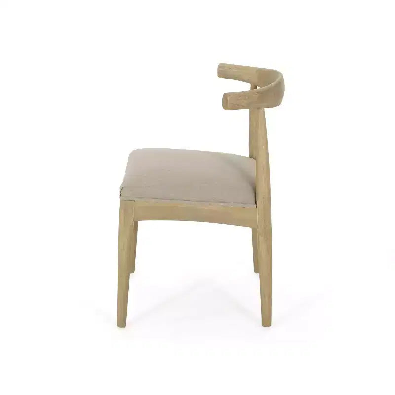 Christopher Knight Home Aubrietta 7-Piece Dining Set with Extendable Table and Upholstered Chairs, Linen/Natural