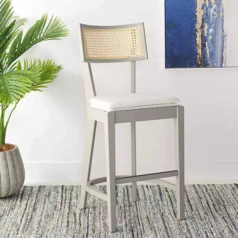 Galway Cane Counter Stool - BST1504 - Safavieh