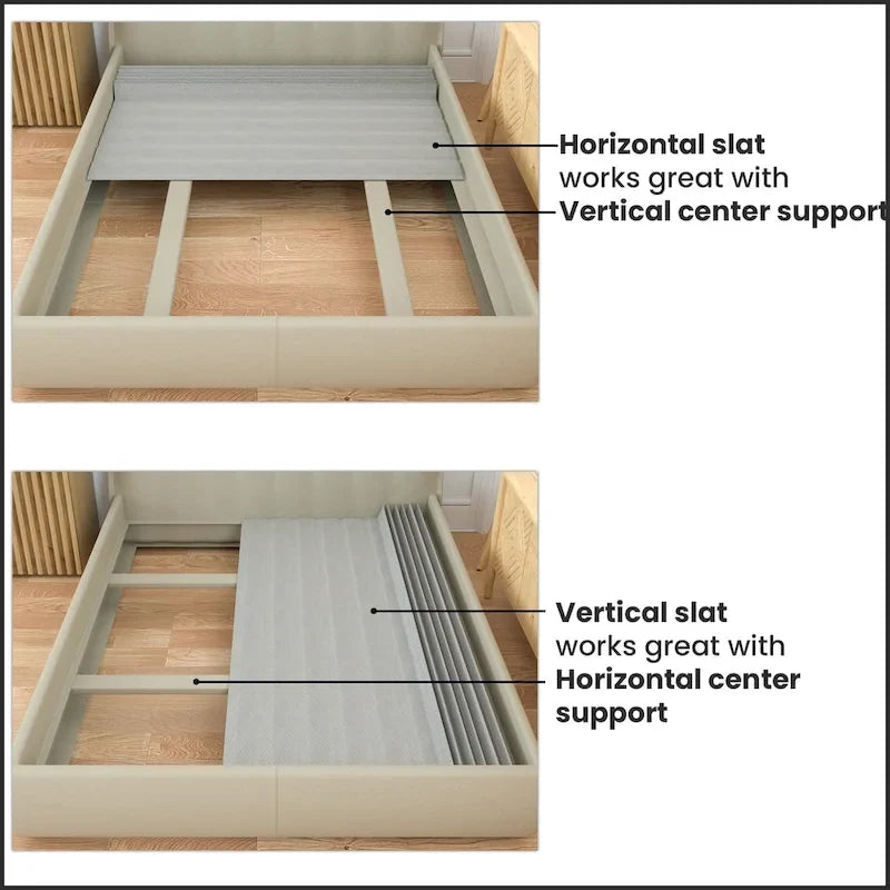Wooden Bed Slats with Cover