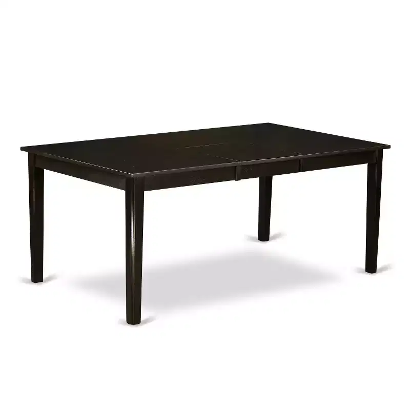 Modern Rectangle Dining Table Butterfly Leaf Cinnamon Espresso