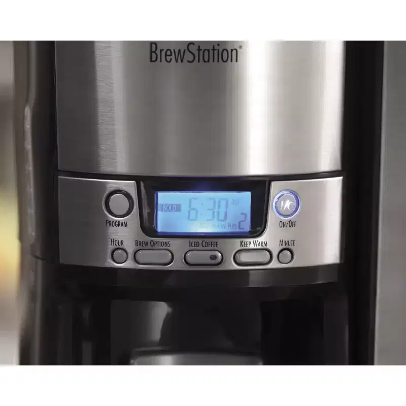 Hamilton Beach 12 Cup BrewStation Coffee Maker- 47950: Drip, Automatic Shut-Off, Removable Reservoir, Dishwasher-Safe Parts