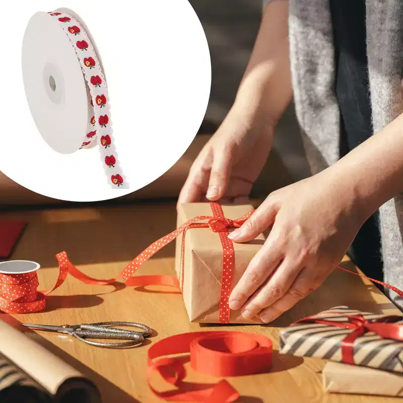 Unique Bargains 0.39x29.53' Fruit Gift Ribbon