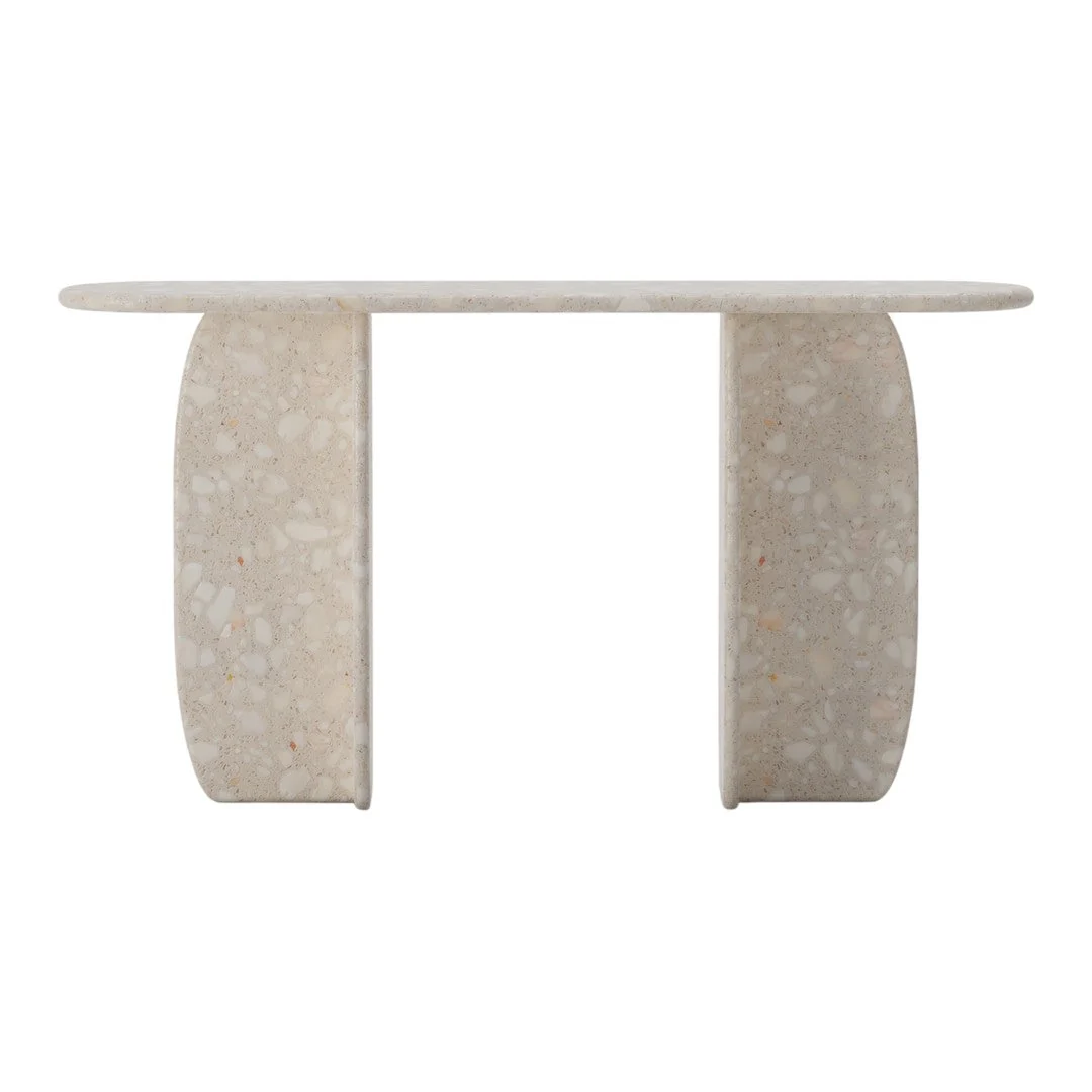 Handcrafted Portuguese Marble Console Table with Artisan Craftsmanship for Hallway