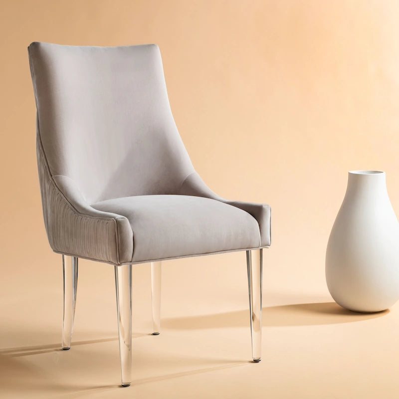 Acrylic Leg Dining Chair - 22W x 28D x 38H