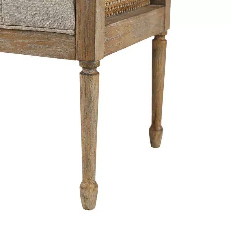 Isla Accent Bench Natural - Martha Stewart