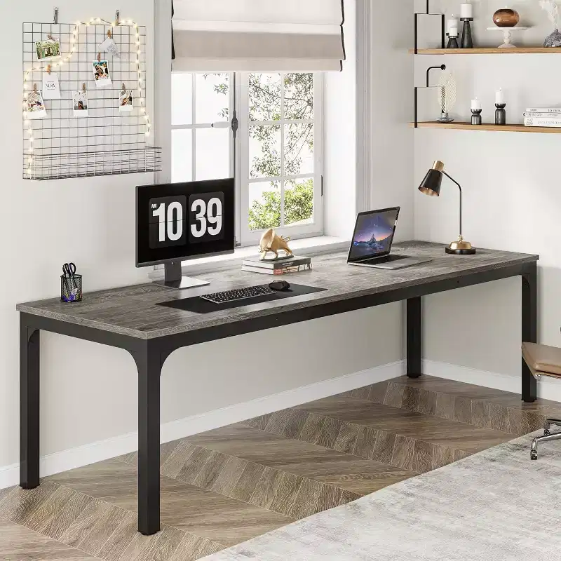 Lantine 78.7 Inches Extra Long Computer Desk