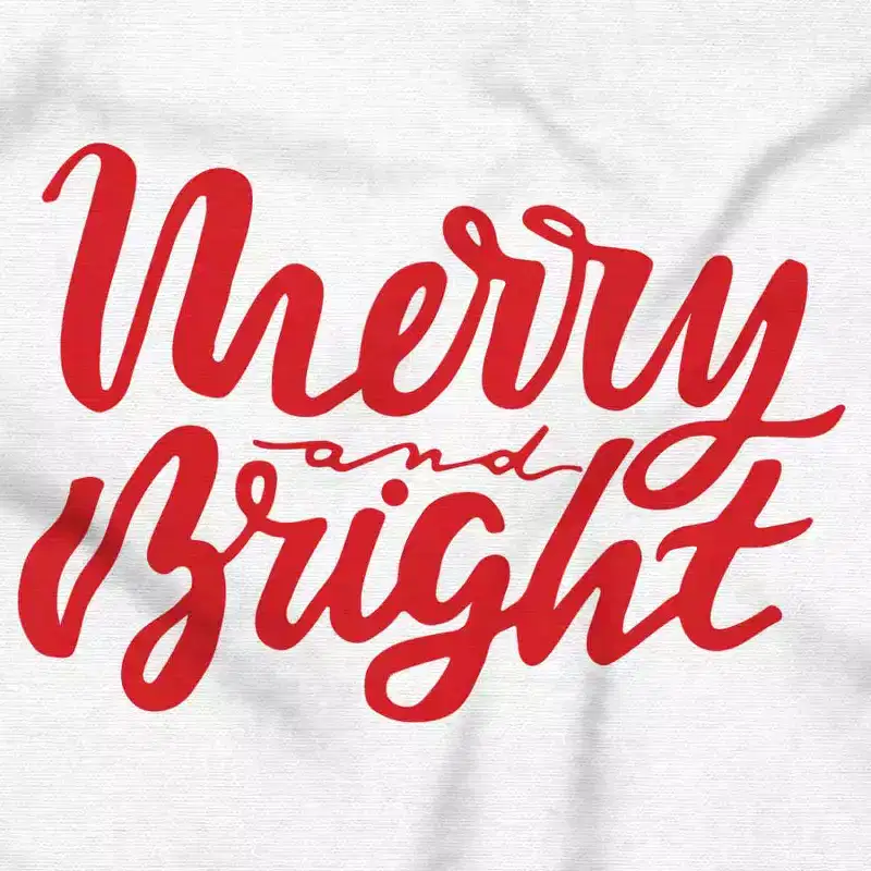 Classic Christmas Merry and Bright Hoodie Sweatshirt Women Men Brisco Brands