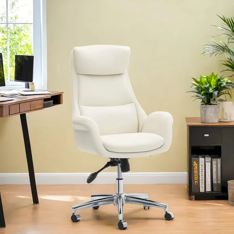 Modern High Back Adjustable Swivel Office Chair with Wheels