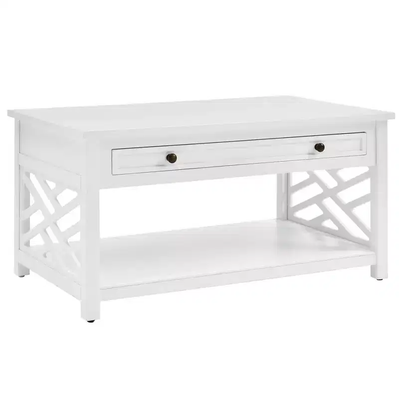 36 Middlebury Wood Coffee Table with Drawer - Alaterre Furniture