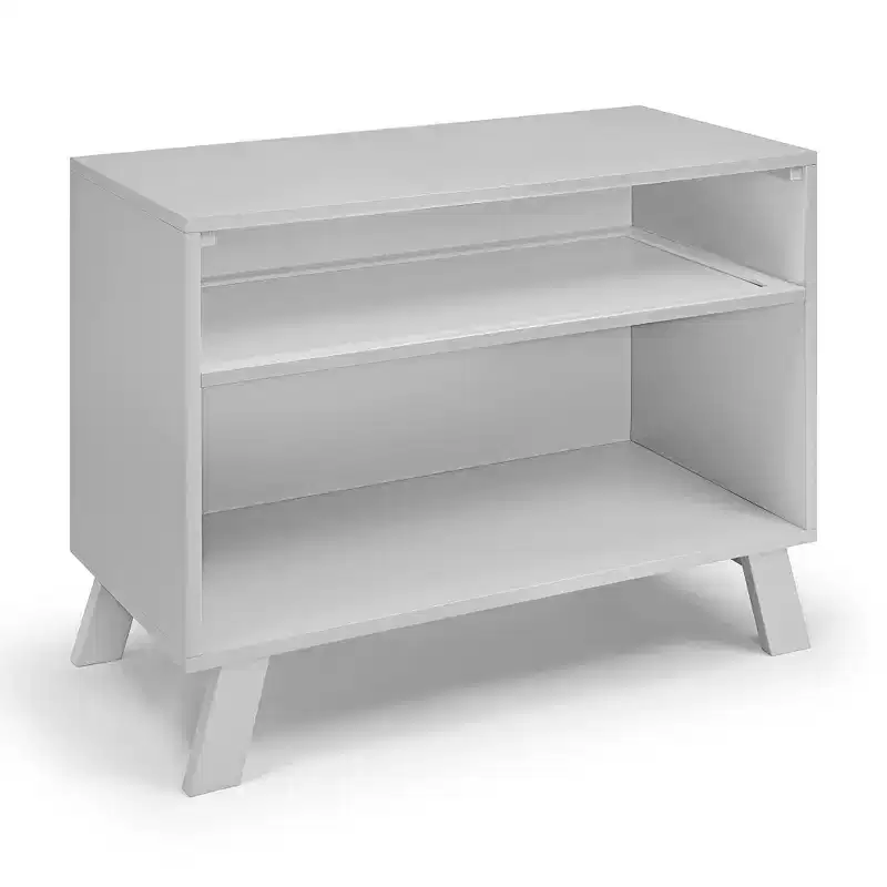 Innovative Baby Changing Table with Removable Tray, Convertible Design — Gray