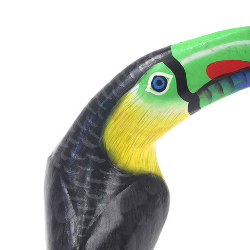 Painted Toucan Carving
