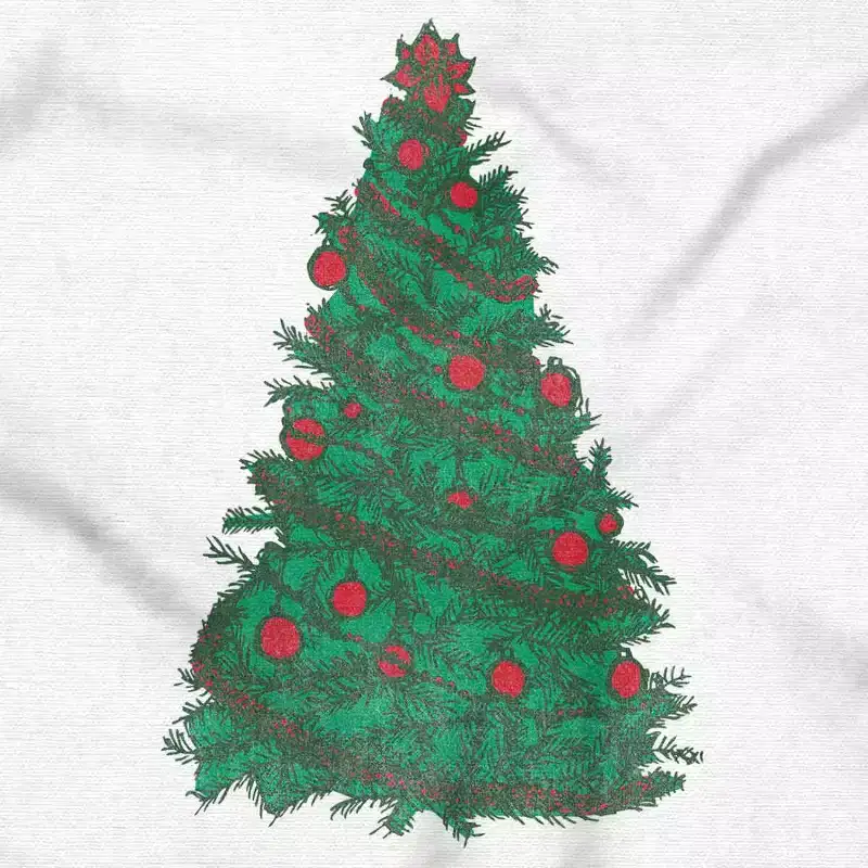 Classic Vintage Christmas Tree Sweatshirt for Men or Women Brisco Brands