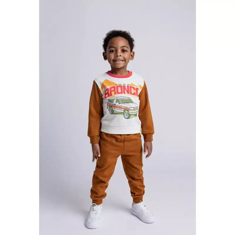 Ford Fleece Pullover Sweatshirt and Jogger Pants Outfit Set