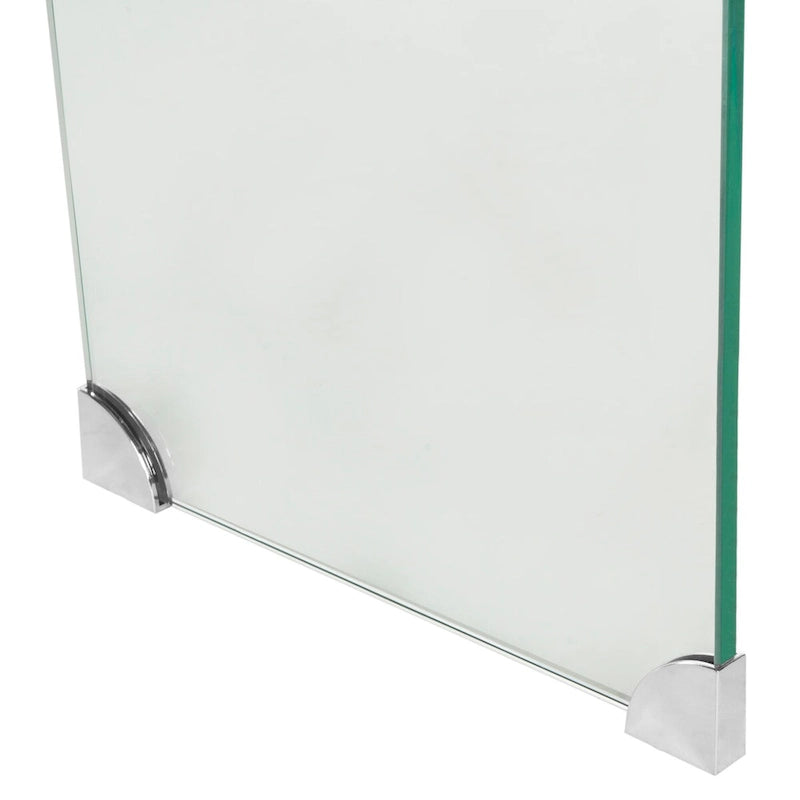 Clear Tempered Glass Console Table - 43.3 x 13.8 x 29.5 in.