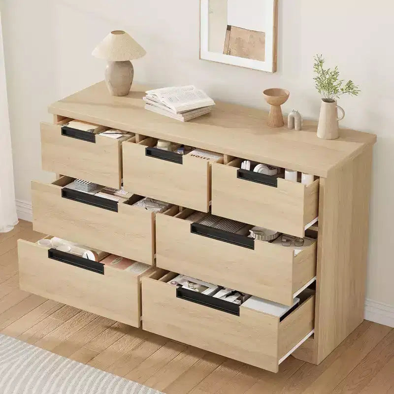 7-Drawer Dresser with Embedded Handles