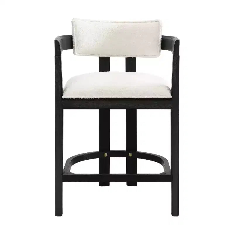 Christopher Knight Home Netia Modern 5 Pieces Metal and Rubberwood Counter Height Dining Set, Natural Brown