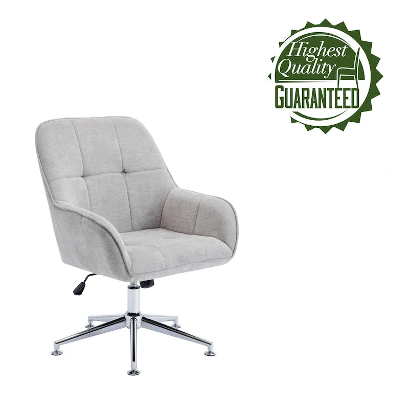 Home Office Chair with Arms, Height Adjustable