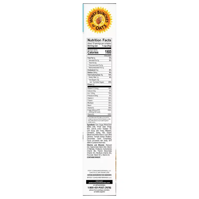 Post Honey Bunches of Oats Sugar Cookie Breakfast Cereal - 15.2oz