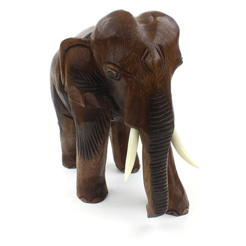 Carved Raintree Elephant, Extra Large