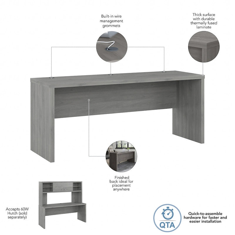 72-Inch Wide Computer Desk