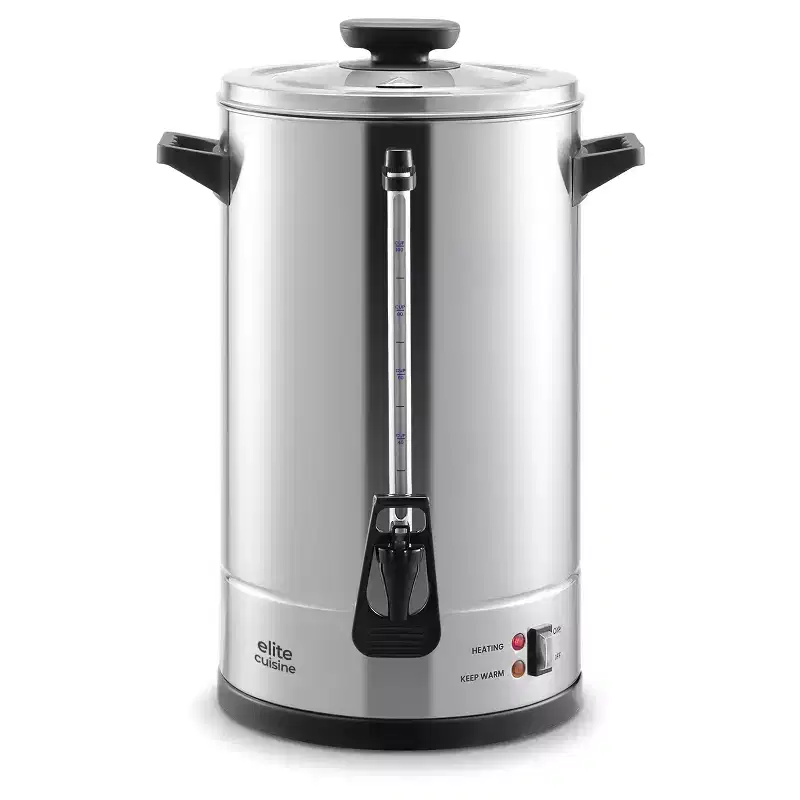 Elite Cuisine 100 Cup Stainless Steel Dual Layer Coffee Urn