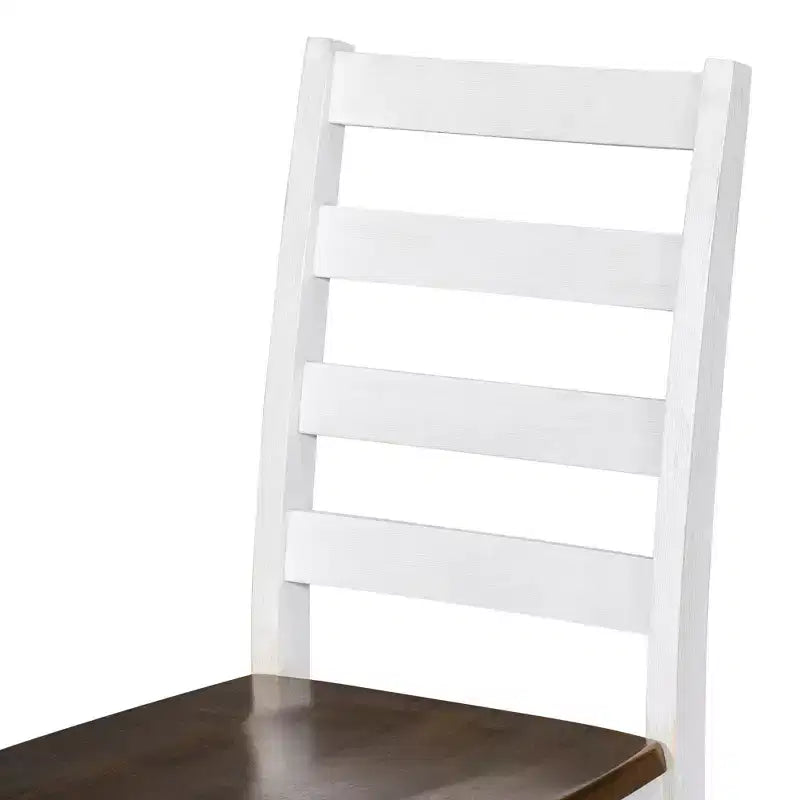 6 PCS Rustic Wood Dining Table Set, Rectangular Table with 4 Chairs & Bench-ModernLuxe
