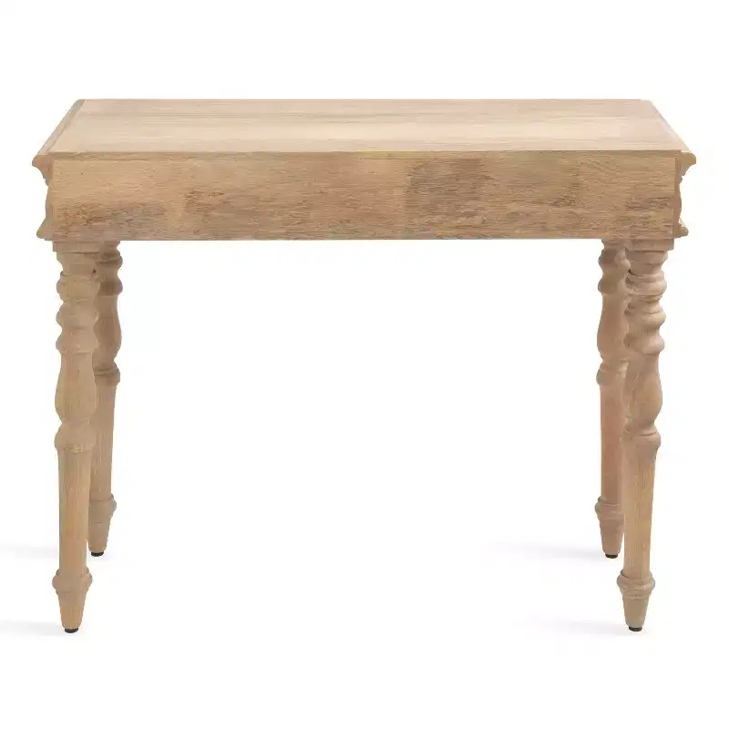 Kate and Laurel Patresa Rectangle Wood Console Table, 36x14x30, Brown