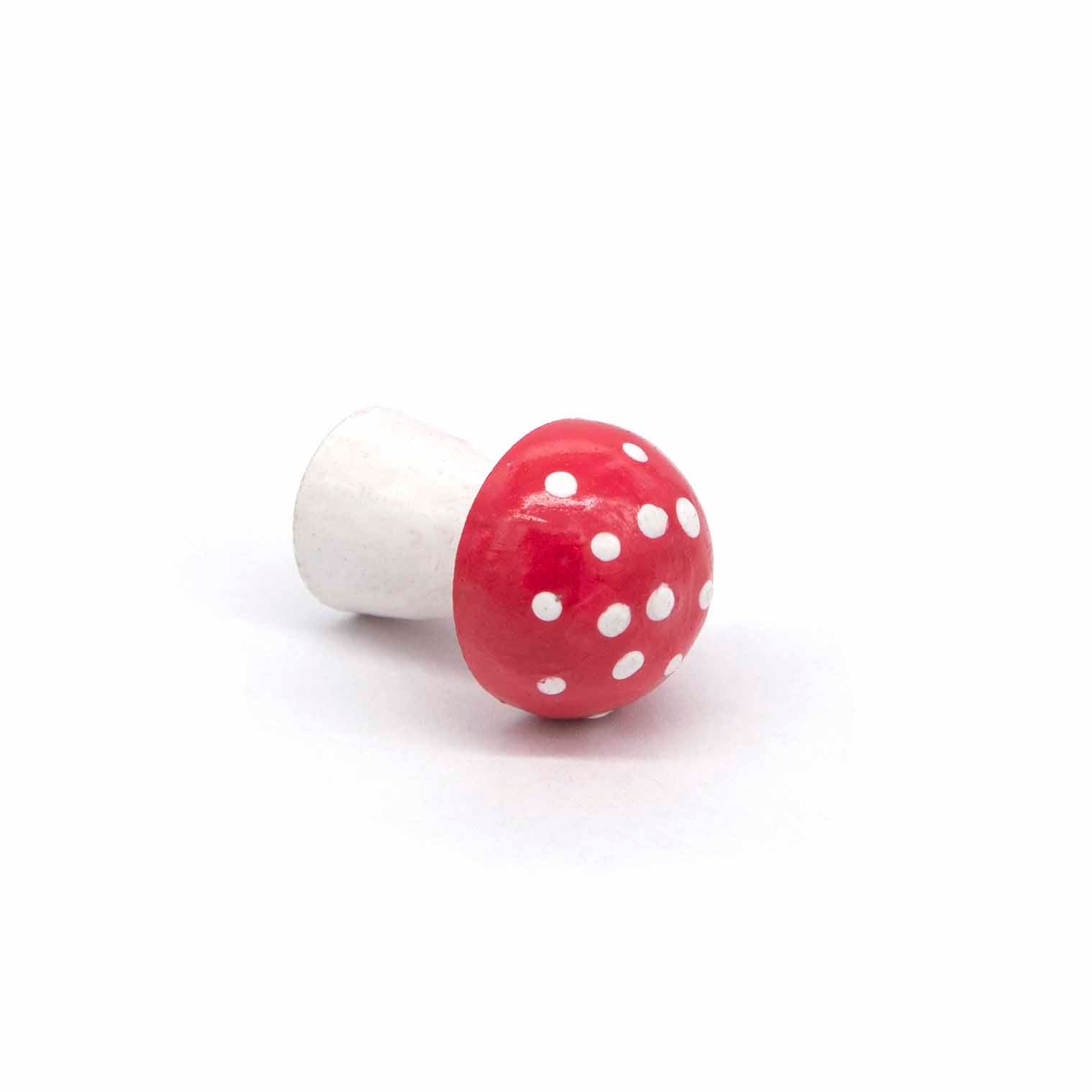 Mini Carved Fly Agaric Mushroom