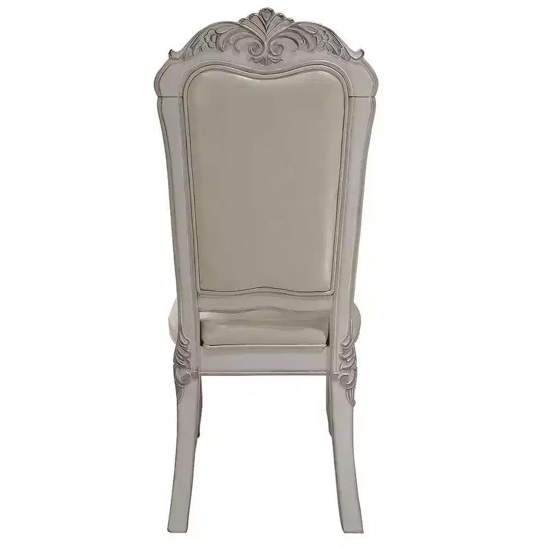 25.75" Dresden Dining Chair: Upholstered, Tufted Back, Composite Wood - Acme Furniture