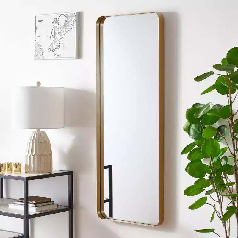 Gold Iron Wall Mirror