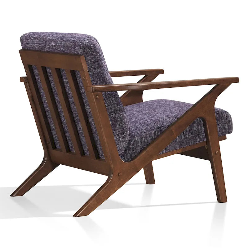 Mid-Century Modern Lounge Chair with Plush Cushioning