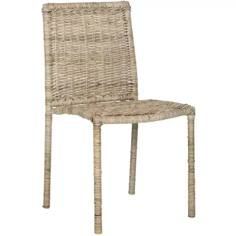 Makassar Side Chair (Set of 2) - SEA8008 - Grey - Safavieh