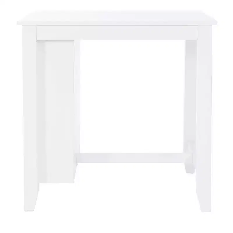 Shelby Solid Wood Space Saving Counter Height Table White - Powell