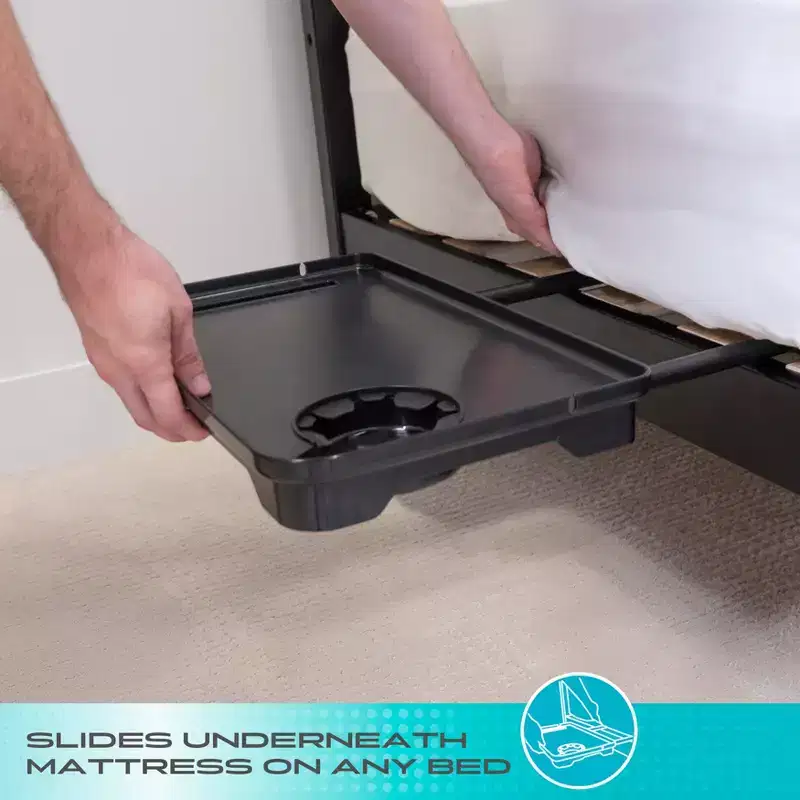 Wonder Bedside Shelf, Floating Nightstand & Caddy Organizer for Dorm Rooms, Bunk Beds, and Seniors
