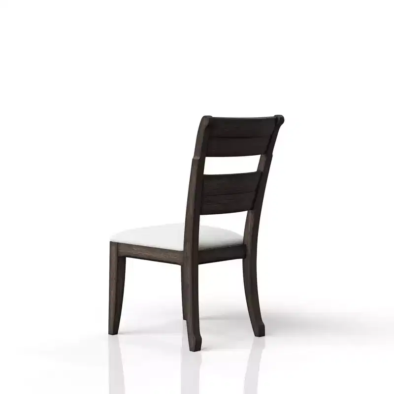 GDFStudio Sheng Modern Wooden Upholstered Seat Side Chair