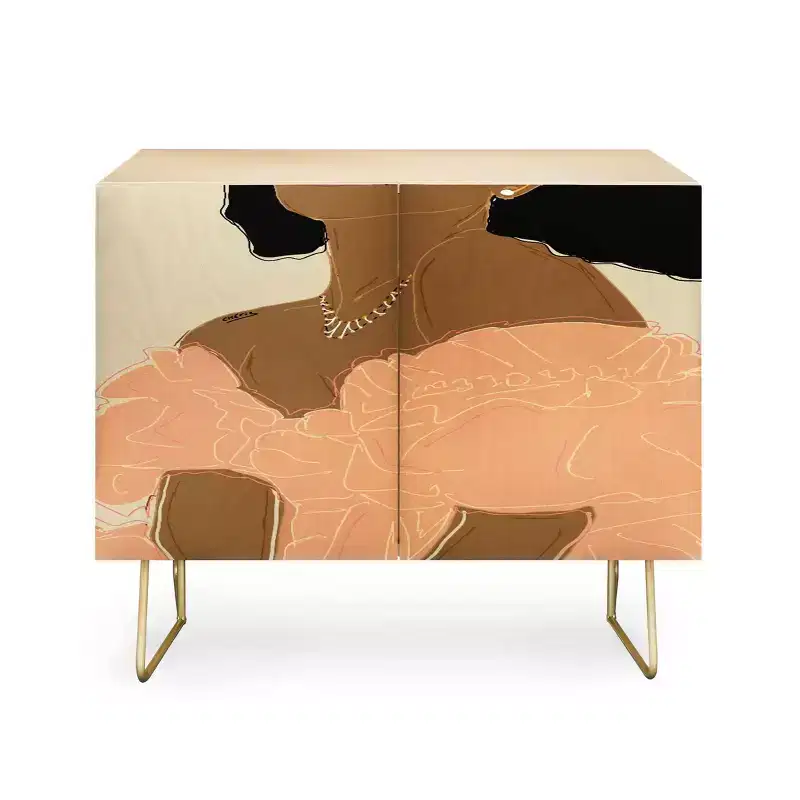 EELISE_NDRI Gushin Over You Credenza - Deny Designs