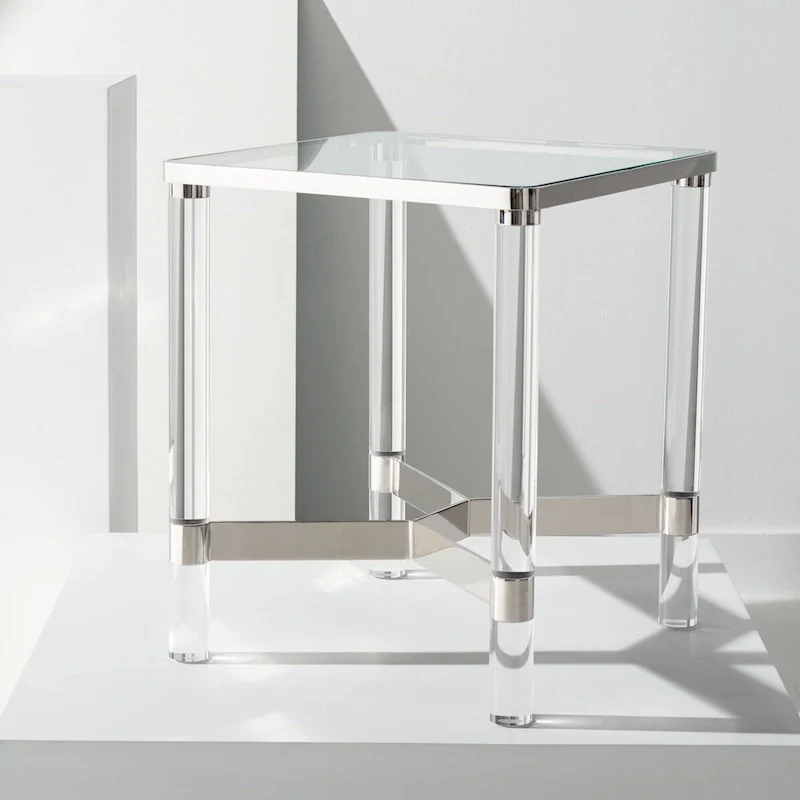 Acrylic Accent Table - 20Wx20Dx24H