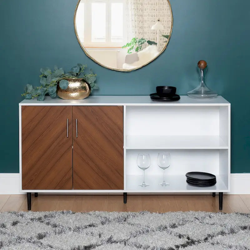 58-Inch Bookmatch TV Stand
