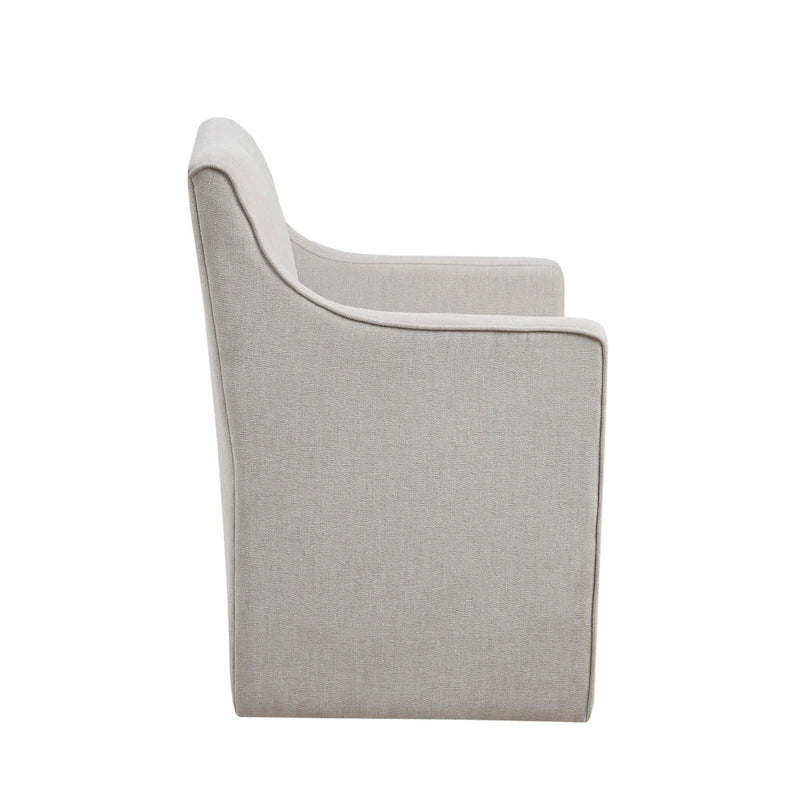 Dining Arm Chair with Casters