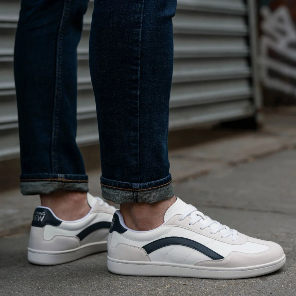 | White x Navy